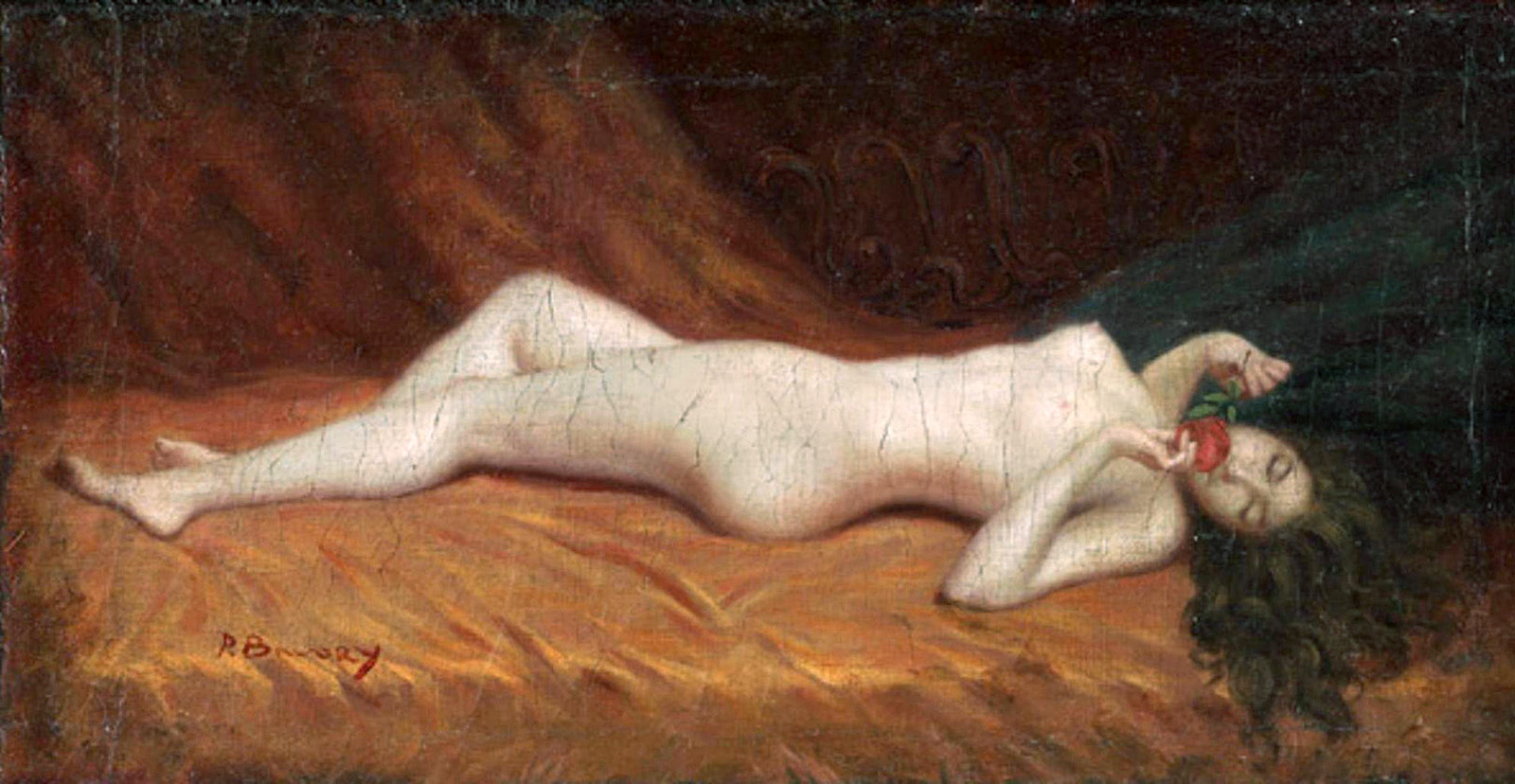 reclining lady